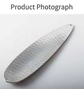 Großhandel Silber-Metall-Fischköder Pailletten Fliegeleder-Lahlzeuge Angelschmuck Angeln Köder-Zubehör - Product Image 4