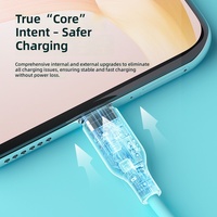Câble USB 3.0 Type-C vers Type-C en silicone liquide 66W 1m avec charge rapide 5A et transfert de données pour ordinateur