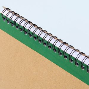Retro Kraft Paper Color Matching Coil This Simple Literary With Pen Students Spiral Loose Leaf Notepad - Product Image 4