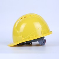 Casco DE SEGURIDAD transpirable de tres costillas Casco de seguridad industrial con protección para la cabeza Casco duro ventilado de construcción personalizado en stock
