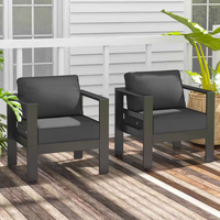 Ensemble de meubles de patio en aluminium haut de gamme pour l'extérieur, fauteuil, table extérieure, ensembles de jardin, terrasse, balcon, sièges pour la cour