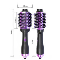 1200W prix usine 3 en 1 rond sèche-cheveux brosse peigne à Air chaud Portable lisseur peigne brosse de soufflage