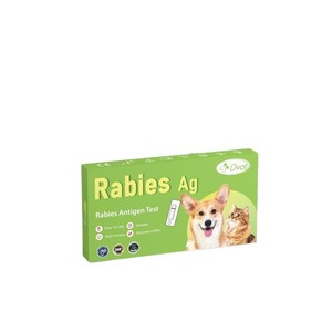 Kit de test rapide transfrontalier exclusif pour animaux de compagnie, version anglaise DVOT, bandelettes de test d'antigène de la rage - Product Image 3