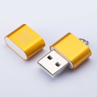 Adaptateur de lecteur de carte mémoire SD Micro TF USB 2.0 ultra-fin en alliage d'aluminium 480 Mbps
