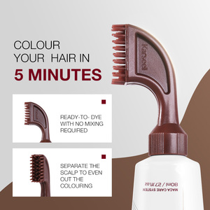 Karseell Crème <span class=keywords><strong>de</strong></span> coloration pour cheveux Maca 6-EN-1 Crème <span class=keywords><strong>de</strong></span> coloration pour cheveux châtains pour salon professionnel - Product Image 4