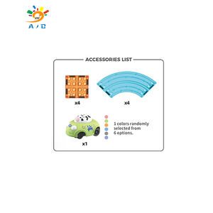 AJB Simpatico Regalo Educativo per Bambini Pista Magnetica con Animali Personaggi dei Cartoni Animati Auto Elettriche Giocattolo per Bambini - Product Image 6