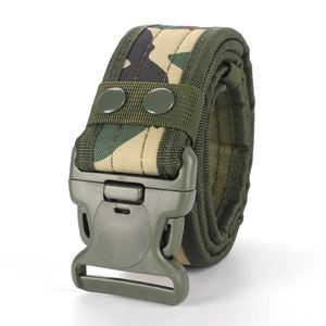 Cinturón protector de camuflaje táctico al aire libre deporte caza C entrenamiento multifunción cintura ancha envoltura nailon impermeable cinturón Unisex - Product Image 1
