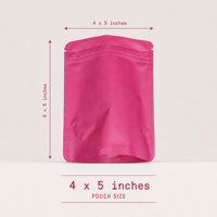 Sachet refermable en plastique avec fermeture éclair, qualité alimentaire CPE, anti-odeur, pour aliments pour bébés, aliments en conserve, collations, bonbons gélifiés