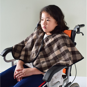 Châle isolant pour fauteuil roulant, couche en polaire épaisse, chaleur hivernale pour personnes âgées et enfants - Product Image 2