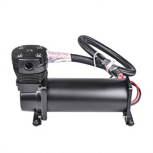 Pompe à air <span class=keywords><strong>ABIRAM</strong></span> à prix réduit avec moniteur de pression des pneus, jauge de pression numérique monocylindre, électrique 12V avec cordon, en aluminium - Product Image 2
