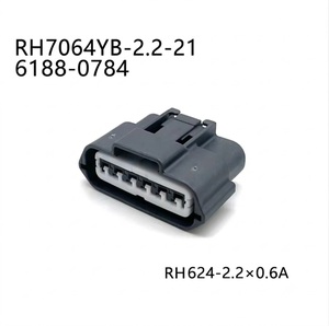 Conector Adaptador Impermeable IP68 de Cobre ABS de 6 Pines 6189-0784 para Bomba de Gasolina de Motocicleta, Enchufe Elevador de Ventanillas Sentra B14 - Product Image 1