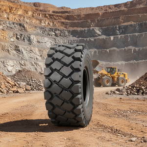 ยางลมคุณภาพสูง OTR E-4 L-4 23.5-25 ยางตันแบบไม่มียางในสำหรับรถตักล้อยาง - Product Image 5
