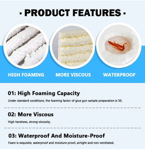 Công nghiệp chính xác Polyurethane bọt Sealant phổ nhiệt cách điện lá chắn cho xây dựng chủ yếu là vật liệu Silicone - Product Image 3