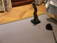 Bestseller Naturfaser gewebter Teppich Sisal Teppich Teppich mit Rand bindung Latex rücken