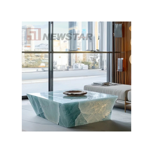 Newstar Custom Natural Modern Luxury Stone <strong>Table</strong> Furniture Onyx Elegant <strong>Coffee</strong> Marble Stone Jade <strong>Table</strong> - Product Image 3