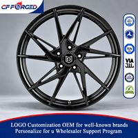 Jantes forgées monobloc sport personnalisées de qualité supérieure, finition noire brillante, 5x114.3, 19 et 20 pouces, pour Ford Mustang GT Performance