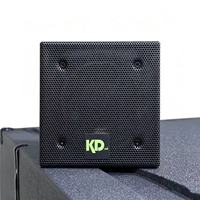 Monitor de escenario coaxial de neodimio de 5 pulgadas, altavoz pasivo profesional tipo cuña de suelo con audio de alta resolución para sonido en vivo en bares