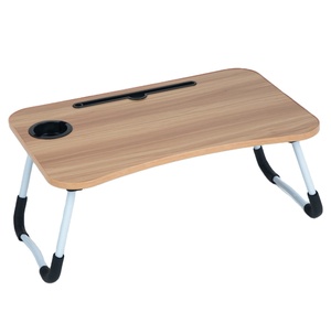 Table de lit portable pliable portable avec tiroir de rangement et porte-gobelet <span class=keywords><strong>bureau</strong></span> pour ordinateur portable support <span class=keywords><strong>plateau</strong></span> de service - Product Image 1