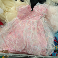 Vestidos de Verano de Segunda Mano para Niños, Mezcla de Poliéster/Algodón, Tallas Variadas para Niños y Niñas, Venta al Por Mayor, Exportación a Granel