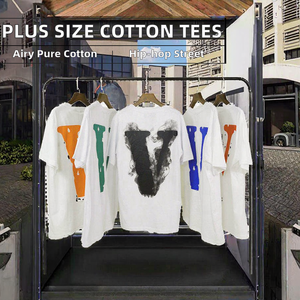 Camisetas de Algodón 100% con Diseño Estampado Estilo Chino, Talla Grande, Personalizadas al por Mayor, Marca T1, para Hombre, Antiencogimiento, Transpirables, Tejidas - Product Image 2