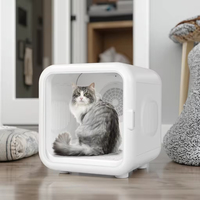 Sèche-cheveux intelligent haute puissance ABS pour chat et chien, entièrement automatique, écologique, boîte de séchage à température constante, souffleur d'eau