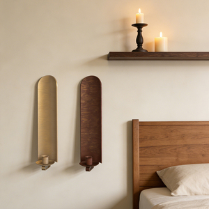 <strong>Wall</strong>-mounted Metal Candlestick <strong>Holder</strong> Waterproof Home Decoration For Weddings &amp; Christmas Hotel &amp; Homestay Use - Product Image 3