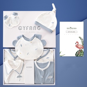 Ropa de bebé, conjunto de regalo para bebé recién nacido de otoño, Pelele para niño y niña recién nacido, Tops, productos de algodón para bebé - Product Image 4