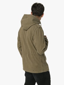 OEM personalizado nueva moda con capucha de manga larga estilo militar Parka abrigo chaquetas para hombres - Product Image 4