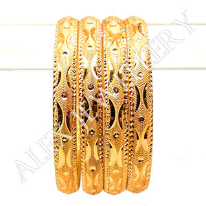 Beautiful Brass <b>Bangles</b> <b>Set</b> Indian for Women's - Product Image 1