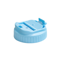 Nouveau design, couvercle à bec verseur en plastique sans BPA de 70 mm et 86 mm, couleur personnalisée, pour bocal Mason