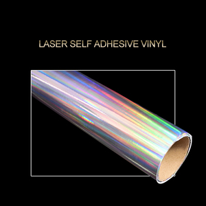 Estiramiento holográfica cartas pegatinas de papel autoadhesiva de vinilo de películas - Product Image 3