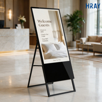 Kiosco de Señalización Digital con Perfil de Aluminio HRAY, Multi-OS Android, Windows, Linux, para Interiores, Guía, Transmisión, Servicio Personalizado OEM/ODM