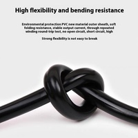 Hochwertiges 220V Single Flexible PVC Isoliertes Stromkabel 2-3 BVVB Flach kabel Litzen Kupferdraht 100m Rolle für Industrie