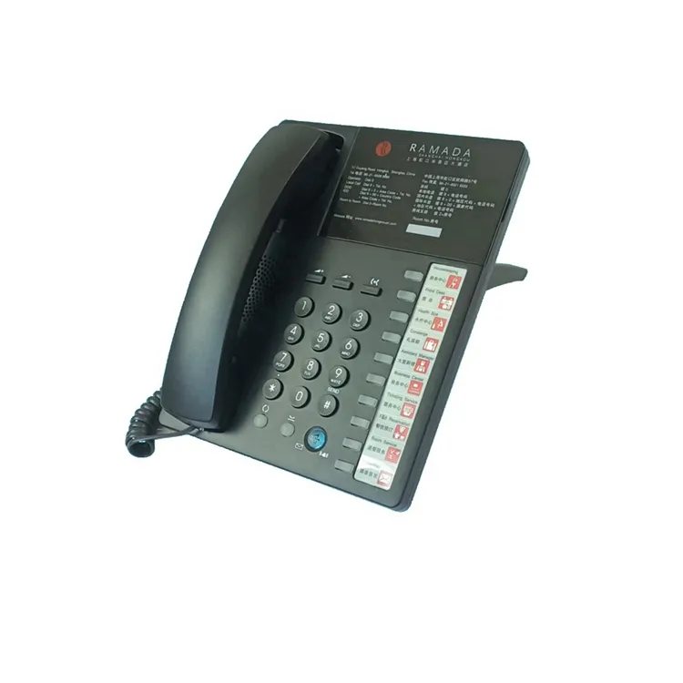 هاتف Kingtel voip, هاتف Kingtel voip مع 6 حسابات SIP 8 مفاتيح خدمة الضيوف مفتاح تشغيل مزدوج كامل مكبر صوت مزدوج هاتف رجال الأعمال هاتف الفندق