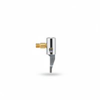 Connecteur de valve de gonflage de pneu automobile en métal durable, conception sécurisée, taille de port 3/8, ajustement universel, anti-fuite, personnalisable OEM