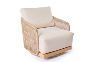 Ensemble de canapés modernes et simples en teck pour l'extérieur, meubles en bois imperméables pour le jardin et le patio - Product Image 2