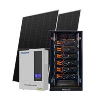 Système d'énergie solaire hybride hors réseau monophasé 3Kw-10Kw Kit complet de système d'énergie solaire solaire