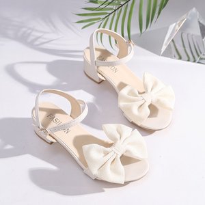 Sandales plates à nœud couleur unie, nouvelle collection printemps-été, grandes tailles, style amincissant européen et américain pour femmes - Product Image 3