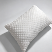 Oreiller cervical en mousse à mémoire de forme déchiquetée de qualité hôtelière - Toucher doux et luxueux, respirant, anti-acariens, hauteur réglable pour tous les types de sommeil