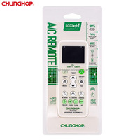 Télécommande universelle pour climatiseur K-2028E, options personnalisées, 13 boutons, minuterie, lampe torche, portée 8M+