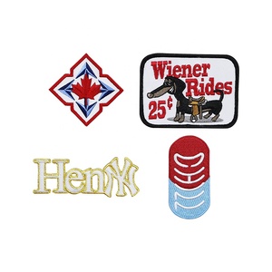 Tùy chỉnh nhiệt Báo Chí thêu các bản vá lỗi thiết kế logo thêu vải vải các bản vá lỗi sắt trên - Product Image 6