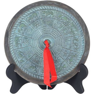 Traditional Bronze <b>Mirror</b> Round Decorative Copper Handmade Home Office Desktop Craft Gift 1PC - Product Image 4
