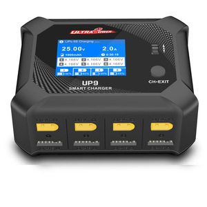 Cargador de Baterías LiPo UltraPower UP9 de 4 Canales, 100W AC/DC, Profesional para Modelos de Aviones - Product Image 2