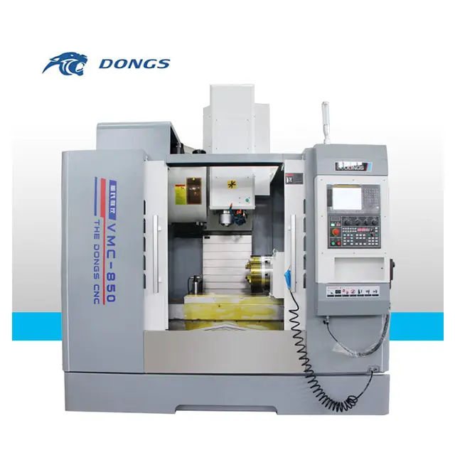 China DONGS automática 3 eixos vertical CNC tuning centro torno e fresadora metal molde centro de usinagem vertical para venda