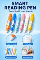 Lápiz de Lectura Interactivo para Niños OEM ODM, Lápiz de Aprendizaje Educativo para Niños Pequeños, Fábrica de Origen, Logotipo Personalizado, Paquete de Software