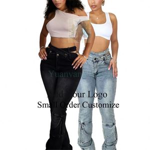 Jean skinny extensible taille haute pour <span class=keywords><strong>femme</strong></span>, respirant, décontracté, style <span class=keywords><strong>jegging</strong></span>, effet ventre plat, coupe crayon, avec trous décoratifs - Product Image 4