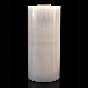 Good Quality Pallet Jumbo <b>Rolls</b> Film <b>Plastic</b> Packaging Wrap PE Clear Stretch Film <b>Rolls</b> - Product Image 5