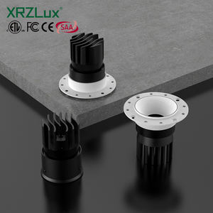 XRZLux 10W LED 매립형 스포트라이트 알루미늄 눈부심 방지 COB 조명 모던 디자인 무테 천장 스팟 조명 밝기 조절 가능 다운라이트 - Product Image 1