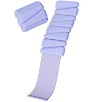 Poids de cheville en silicone invisibles et réglables pour le Pilates, options de 0,5 lb à 2 lb, entraîneur de jambes/bras pour hommes et femmes
