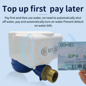 Xuxinda OEM DN15 DN20 DN25 STS Digital IP68 Prepaid Wasserzähler Kugel hahns teuerung Messing Software Großhandel - Product Image 2